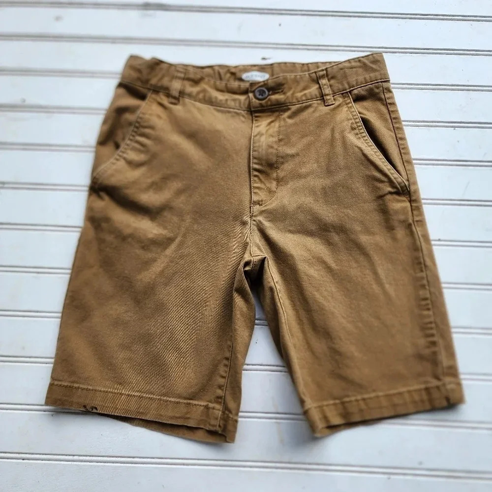 Old Navy Boy's Built-In Flex Straight Adustable Waist Uniform Shorts Size 12